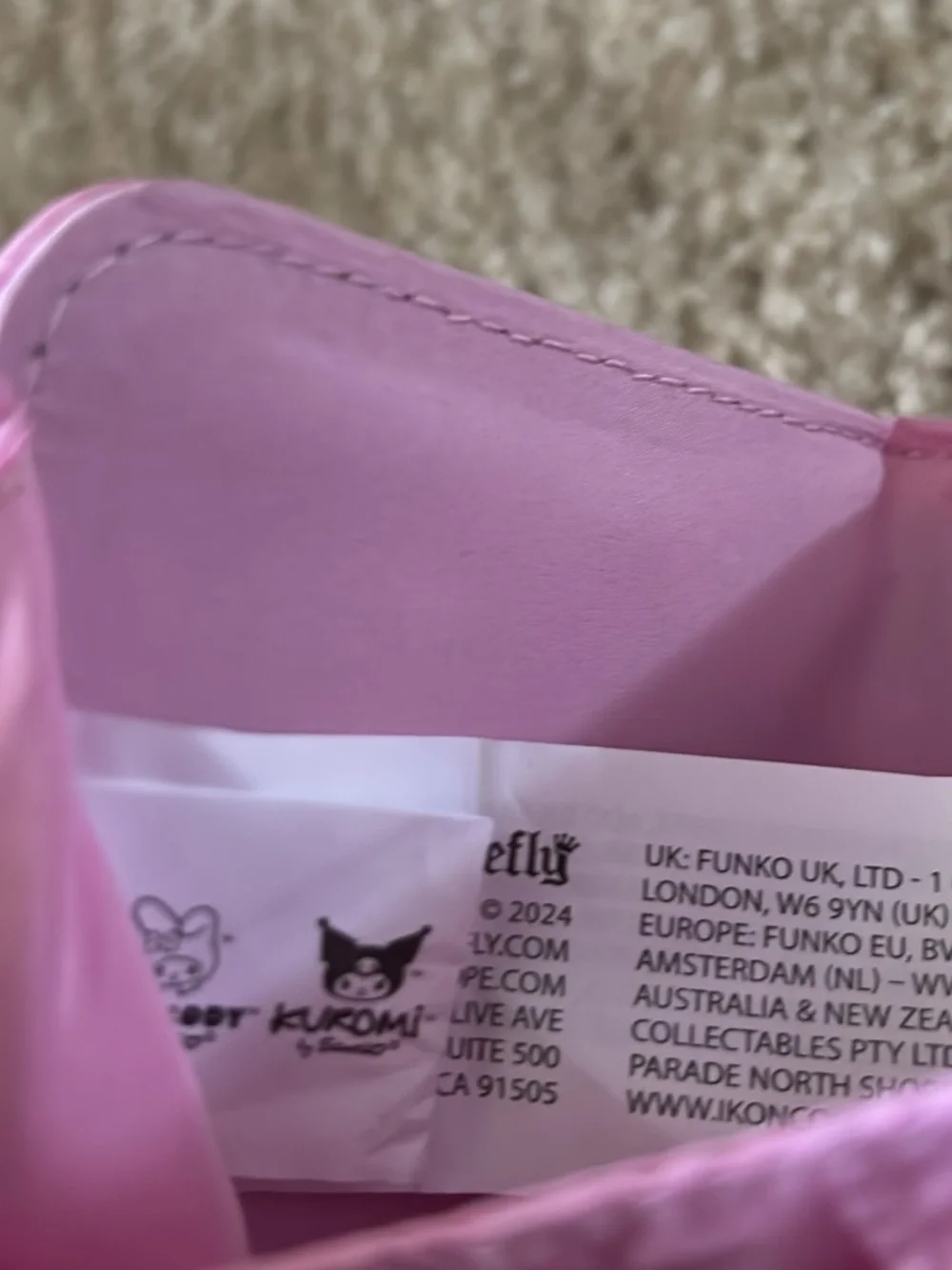 Loungefly Sanrio Kuromi and My Melody Flame Wallet